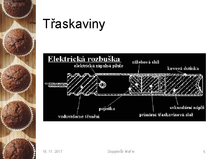 Třaskaviny 16. 11. 2017 Dopplerův Ma. Fin 5 