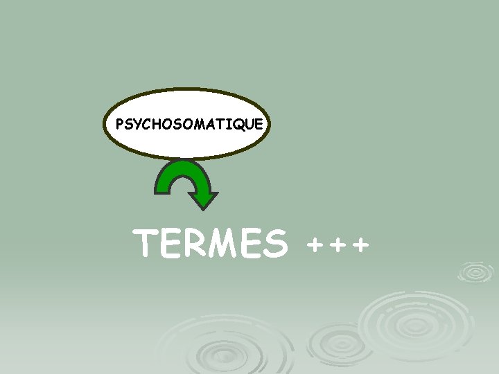 PSYCHOSOMATIQUE TERMES +++ 