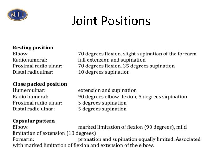 Joint Positions Joint Positions
