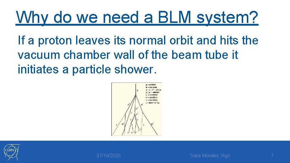 Why do we need a BLM system? If a proton leaves its normal orbit