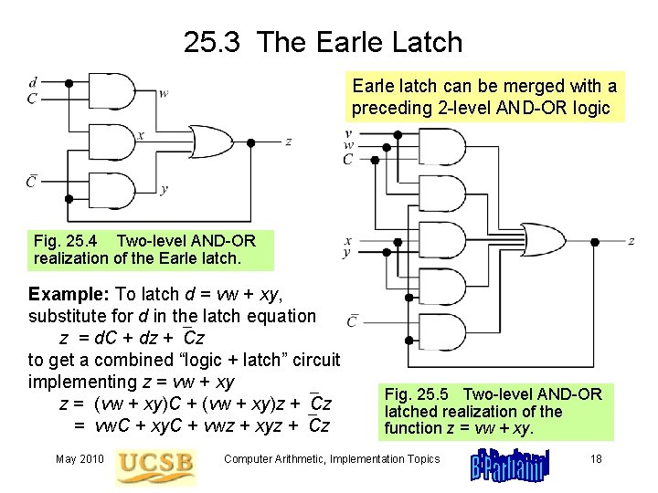 25. 3 The Earle Latch Earle latch can be merged with a preceding 2