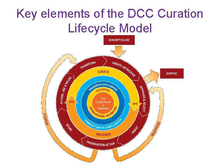 Key elements of the DCC Curation Lifecycle Model 