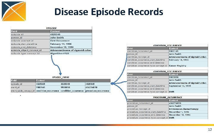 Disease Episode Records • 12 