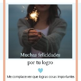 Muchas felicidades por tu logro Me complace ver que logras cosas importantes 