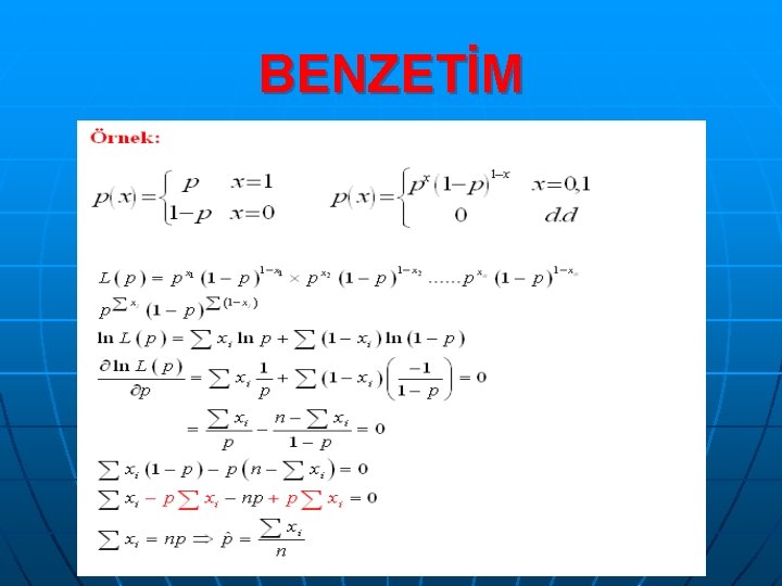 BENZETİM 