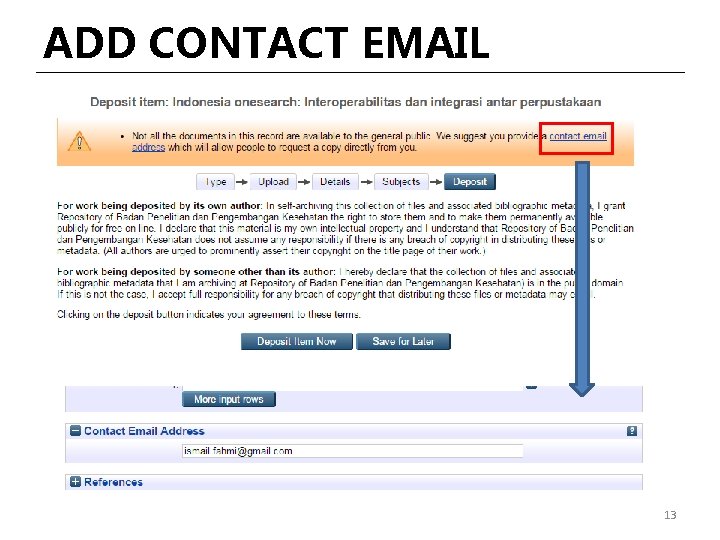 ADD CONTACT EMAIL 13 