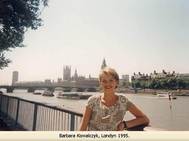 Barbara Kowalczyk, Londyn 1995. 