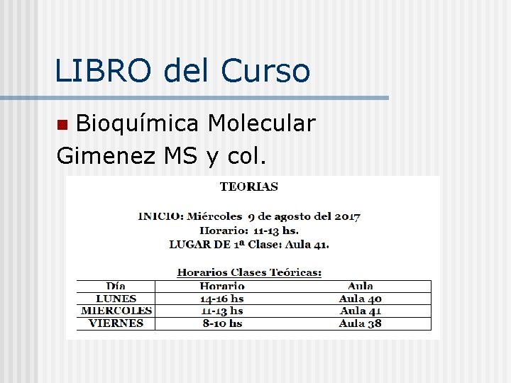 LIBRO del Curso Bioquímica Molecular Gimenez MS y col. n 