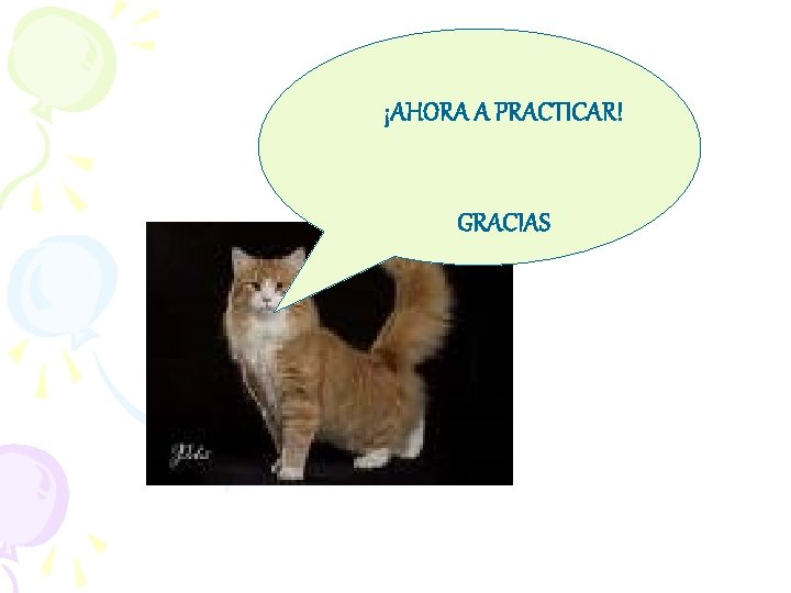 ¡AHORA A PRACTICAR! GRACIAS 