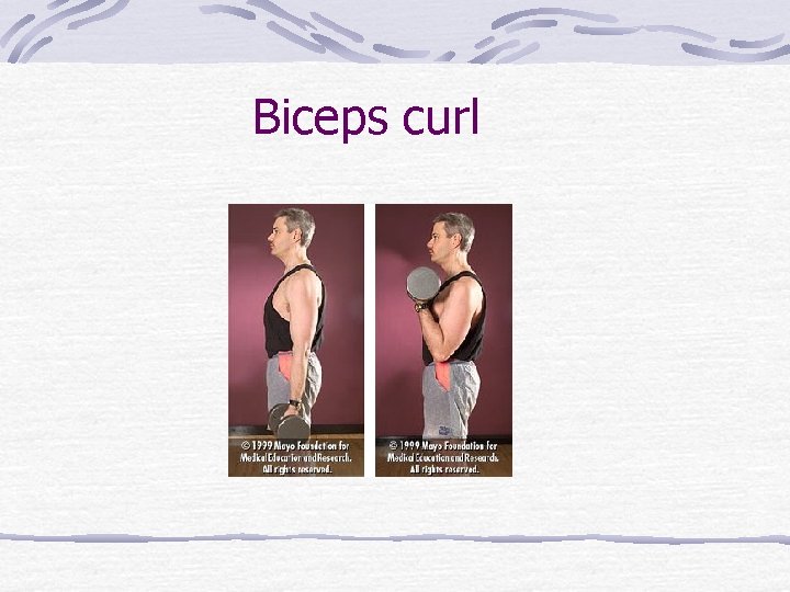 Biceps curl 