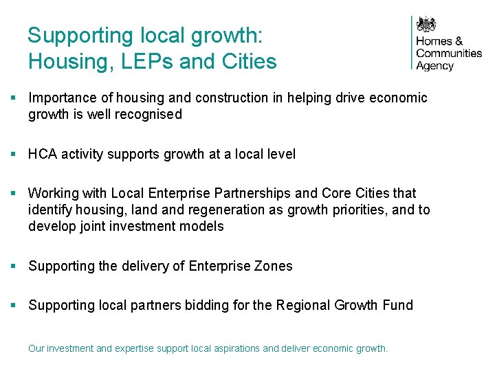 Supporting local growth: Housing, LEPs and Cities § Importance of housing and construction in