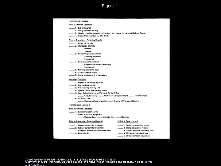 Figure 1 JOGN nursing 1984 1391 -100 DOI: (10. 1111/j. 1552 -6909. 1984. tb