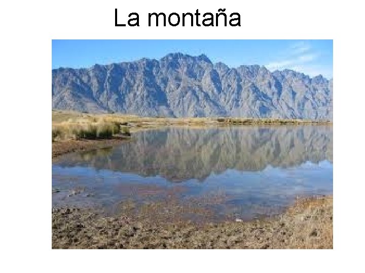 La montaña 