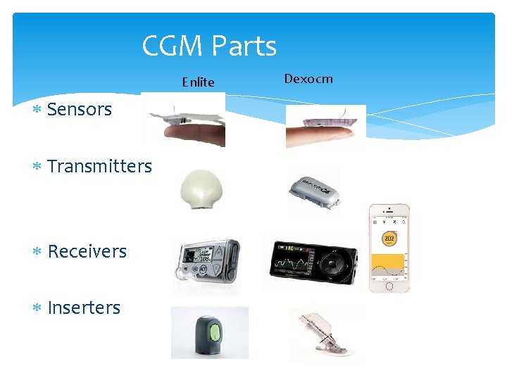 CGM Parts Enlite Sensors Transmitters Receivers Inserters Dexocm 