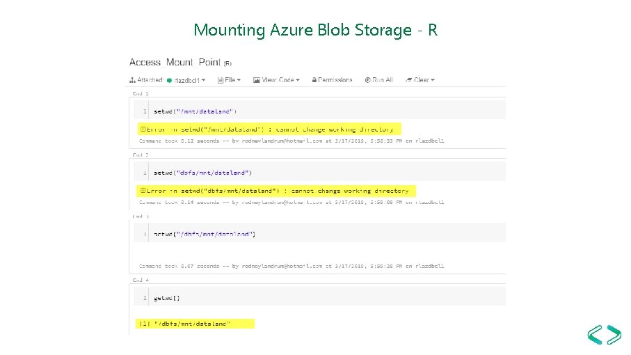 Mounting Azure Blob Storage - R 