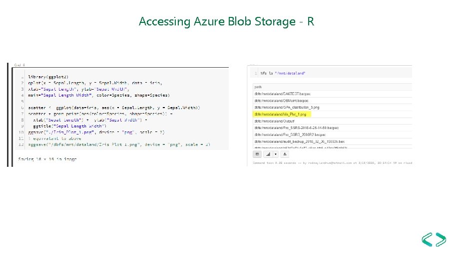 Accessing Azure Blob Storage - R 