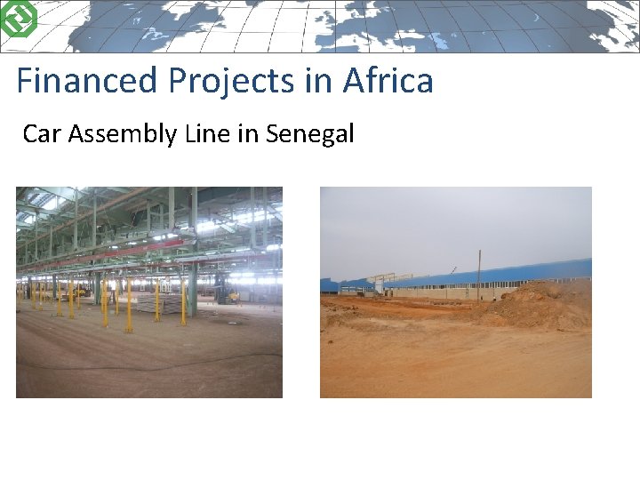 Financed Projects in Africa Car Assembly Line in Senegal 