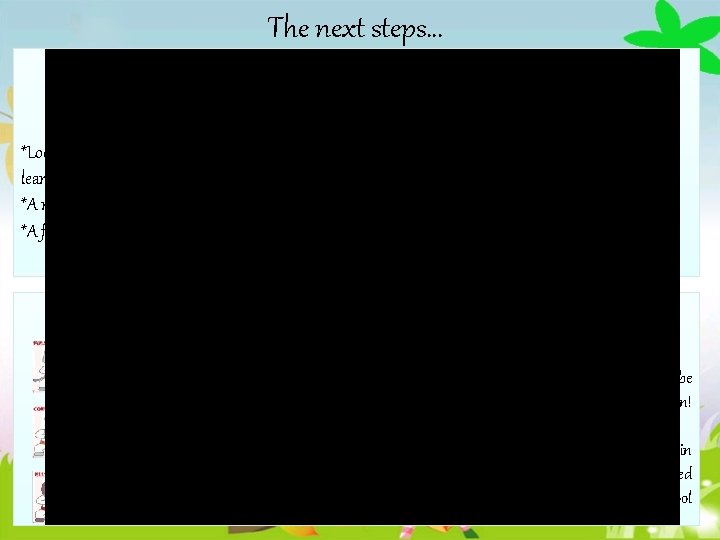 The next steps… Spelling detective home learning *Looking to send home RWI books with