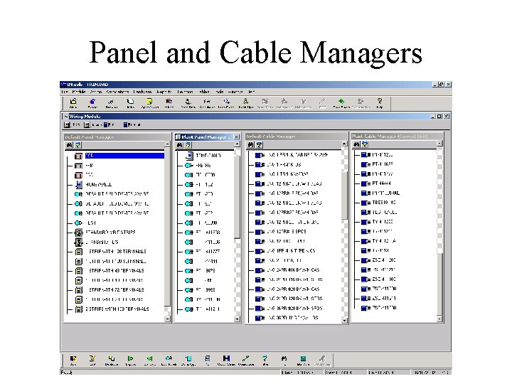 Panel and Cable Managers  Panel and Cable Managers