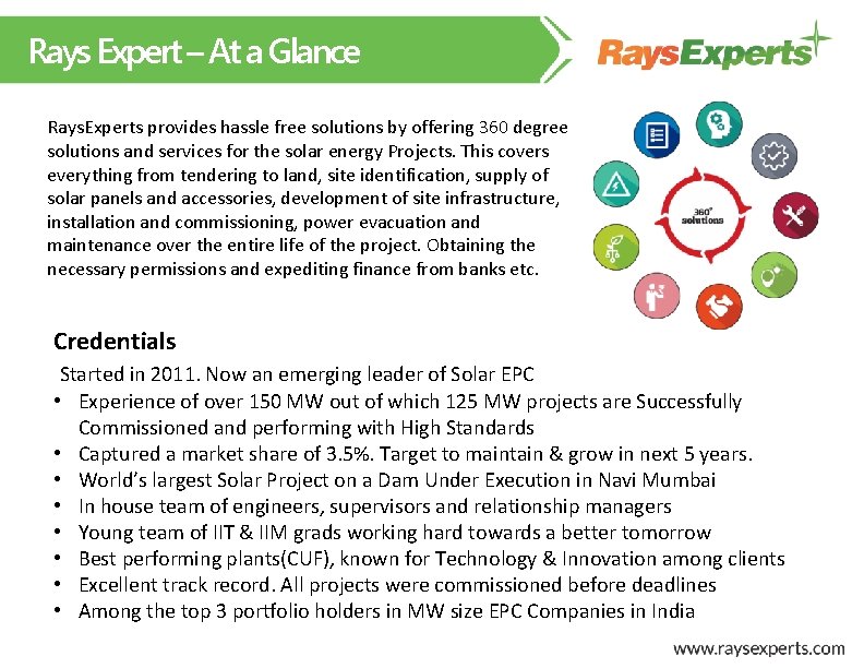 Rays Expert – At a Glance Rays. Experts provides hassle free solutions by offering