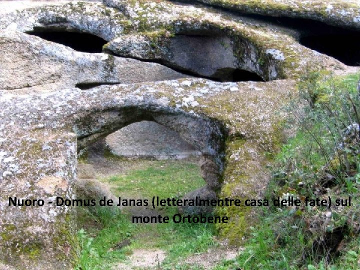 Nuoro - Domus de Janas (letteralmentre casa delle fate) sul monte Ortobene 