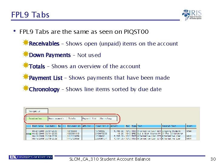 FPL 9 Tabs • FPL 9 Tabs are the same as seen on PIQST
