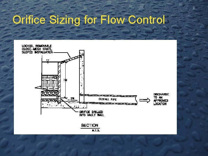 Orifice Sizing for Flow Control 