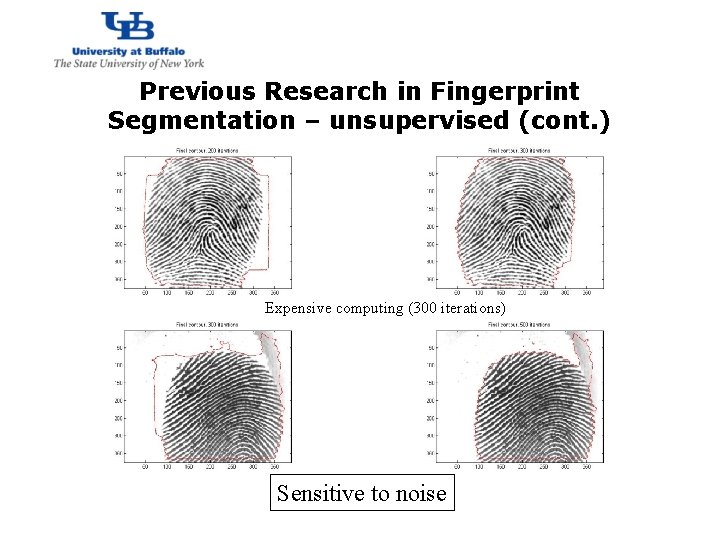 http: //www. cubs. buffalo. edu Previous Research in Fingerprint Segmentation – unsupervised (cont. )