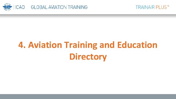 4. Aviation Training and Education Directory 