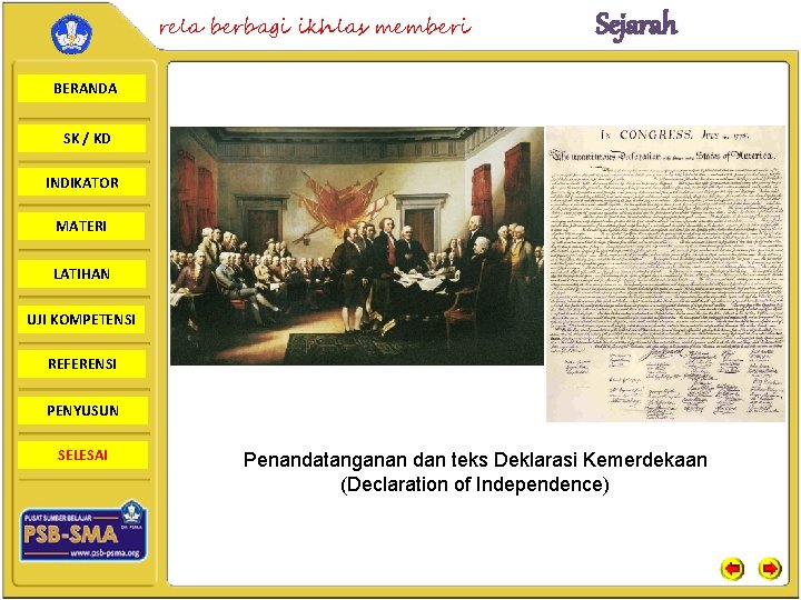 rela berbagi ikhlas memberi Sejarah BERANDA SK / KD INDIKATOR MATERI LATIHAN UJI KOMPETENSI