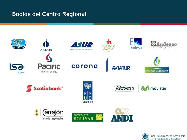 Socios del Centro Regional 