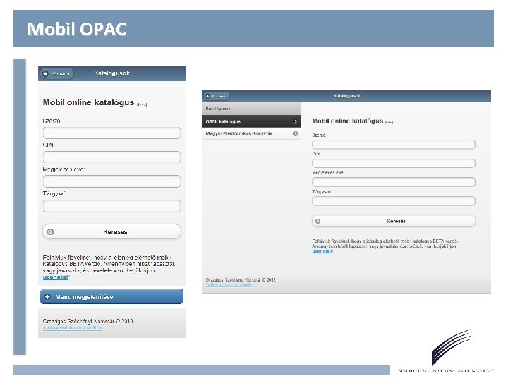 Mobil OPAC 