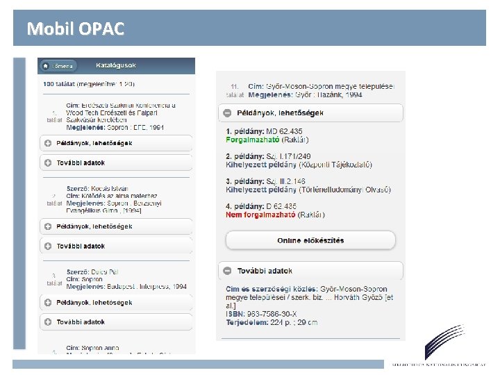 Mobil OPAC 