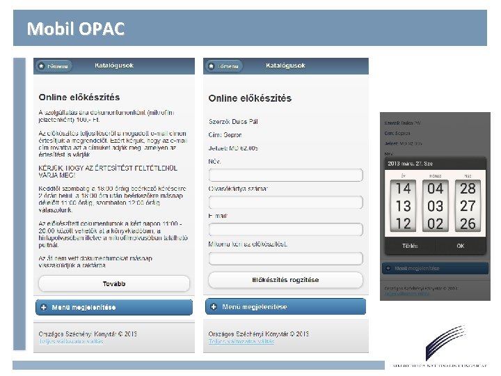 Mobil OPAC 