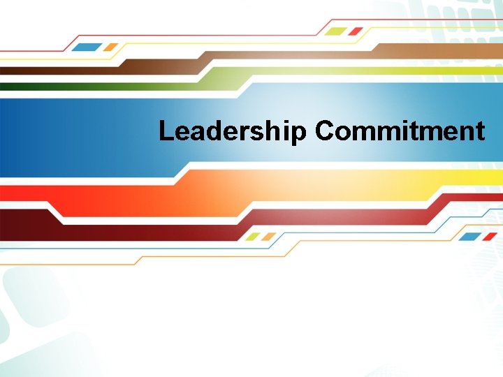 Leadership Commitment 
