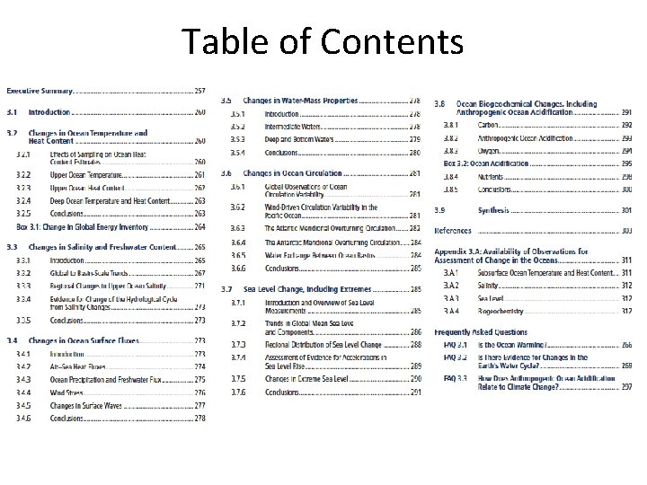 Table of Contents 