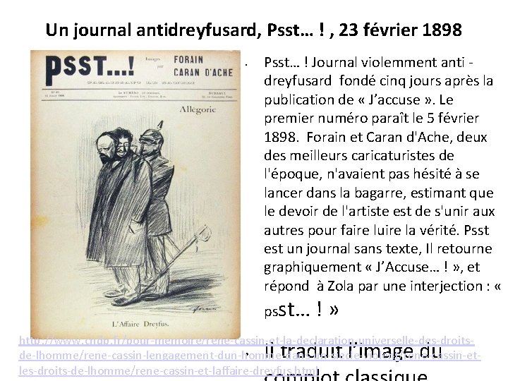 Un journal antidreyfusard, Psst… ! , 23 février 1898 • Psst… ! Journal violemment