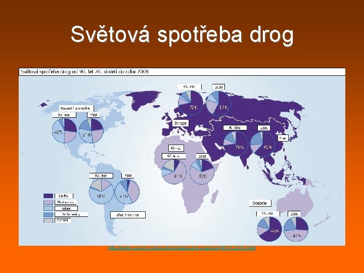 Světová spotřeba drog http: //www. unodc. org/unodc/en/data-and-analysis/WDR-2010. html Světová spotřeba drog http: //www. unodc. org/unodc/en/data-and-analysis/WDR-2010. html