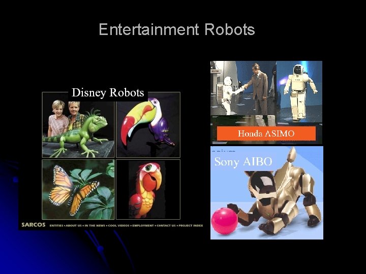 Entertainment Robots Entertainment Robots