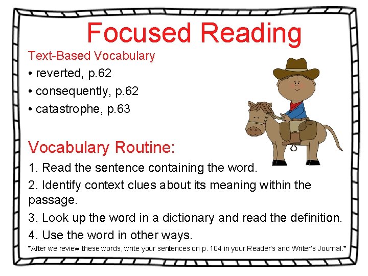 Objectives Reading Unit 2 Lesson 12 Module A