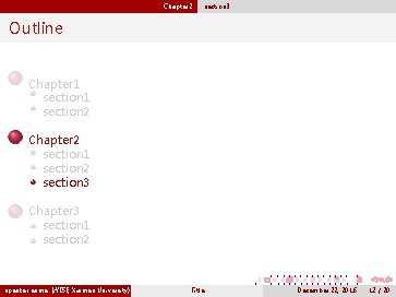 Chapter 2 section 3 Outline Chapter 1 section 2 Chapter 2 section 1 section