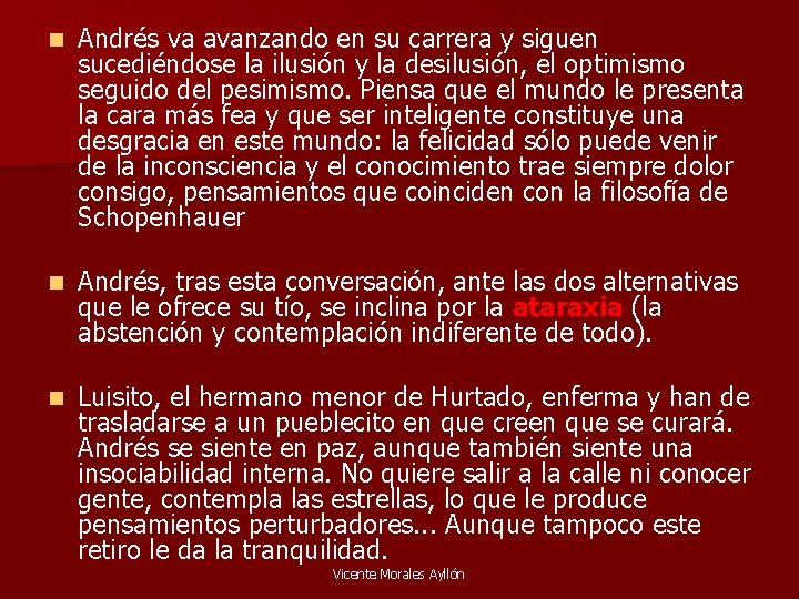 n Andrés va avanzando en su carrera y siguen sucediéndose la ilusión y la