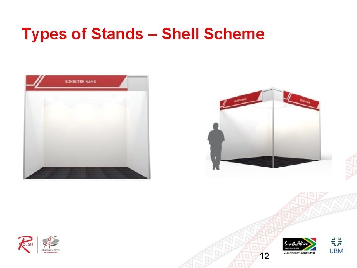 Types of Stands – Shell Scheme 12 