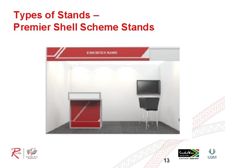 Types of Stands – Premier Shell Scheme Stands 13 