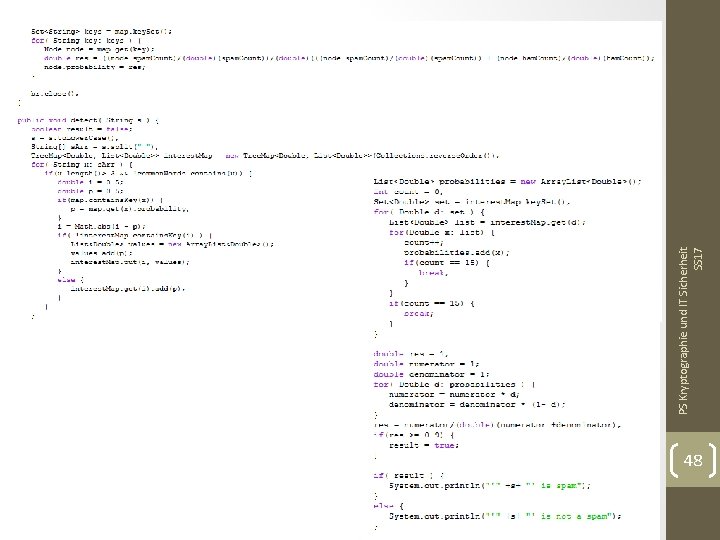 48 PS Kryptographie und IT Sicherheit SS 17 