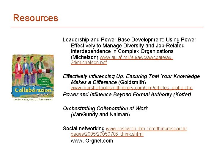 Resources Leadership and Power Base Development: Using Power Effectively to Manage Diversity and Job-Related