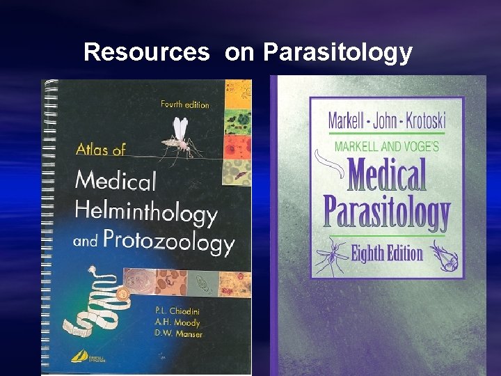 Resources on Parasitology 