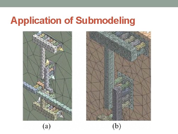 Application of Submodeling 