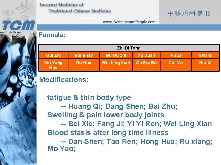 Formula: Zhi Bi Tang Gui Zhi Bai Shao Bu Gu Zhi Xu Duan Fu