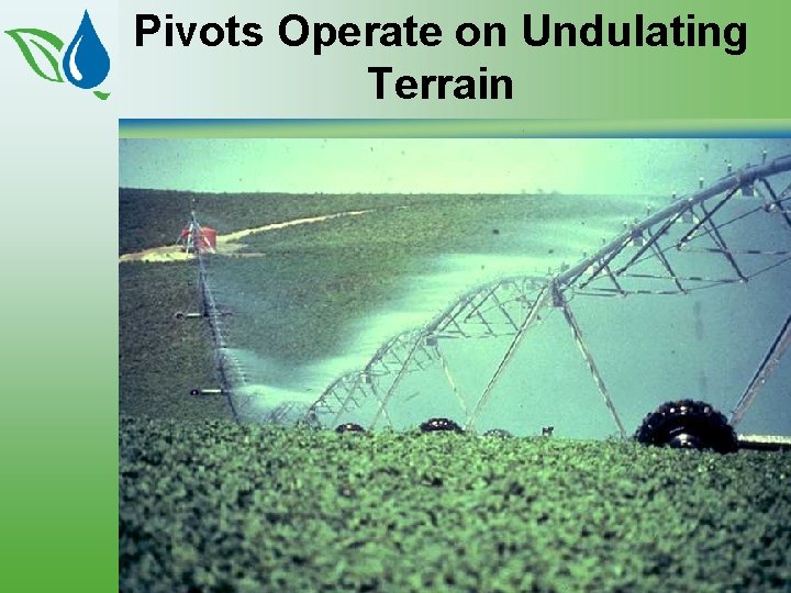 Pivots Operate on Undulating Terrain 